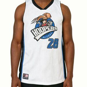 Disney World- Mickey Mouse “HOOPERS” Basketball Jersey- Vintage 90s- SZ XL 🐭🏀✨